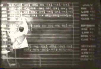 The Big Board at the Board of Trade